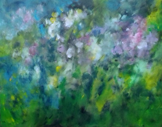 A Summer Garden IV -  Large Abstract