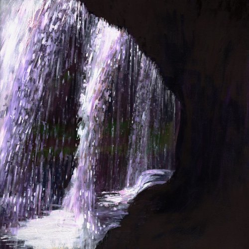 Waterfall I by Helen  White