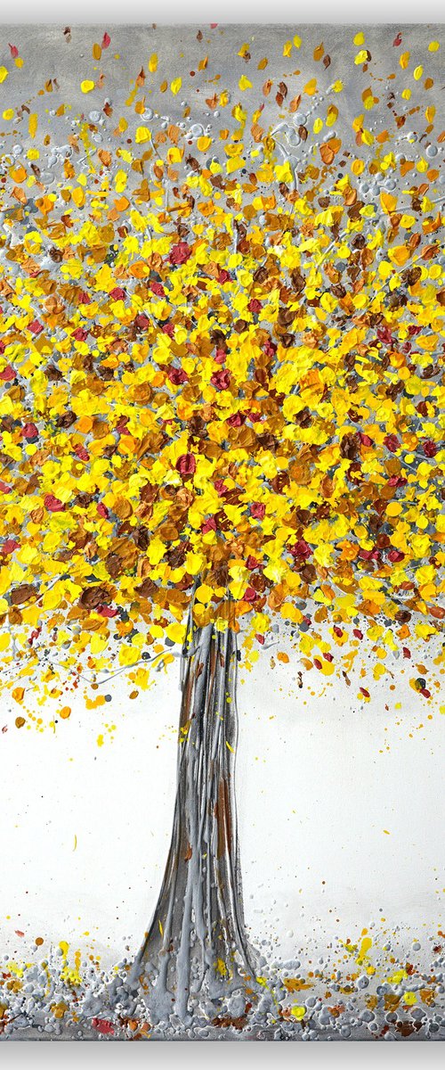 Jubilant Yellow Tree by Amanda Dagg