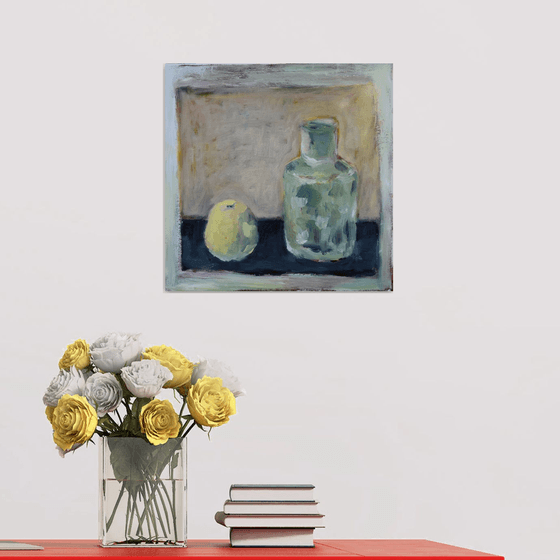 Still life with apple