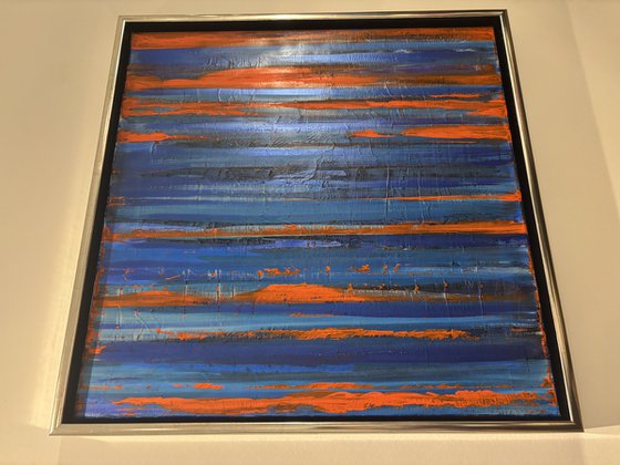 Echoes of Fire 70x70x2 cm