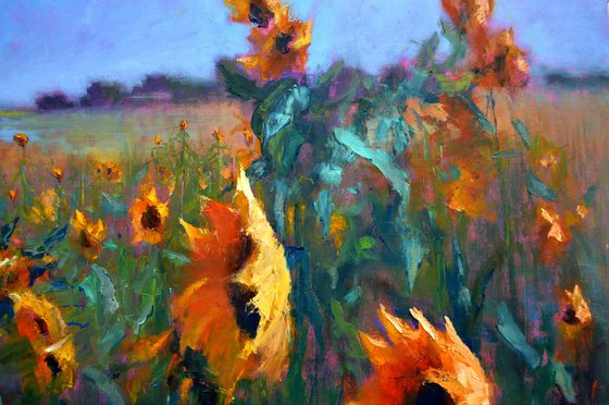 Sunflowers 97X170