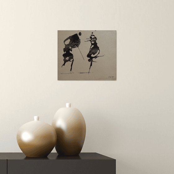 The shadows 5 - The dancers, 23x27 cm - AF exclusive