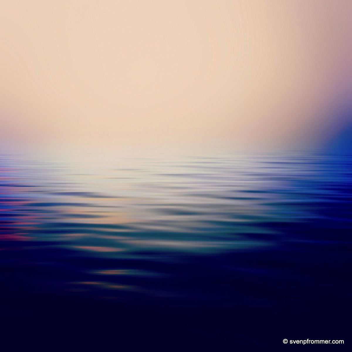 Abstract Landscape Photograph By Sven Pfrommer, 39 X 39", Silkwater Iv, Original Artwork