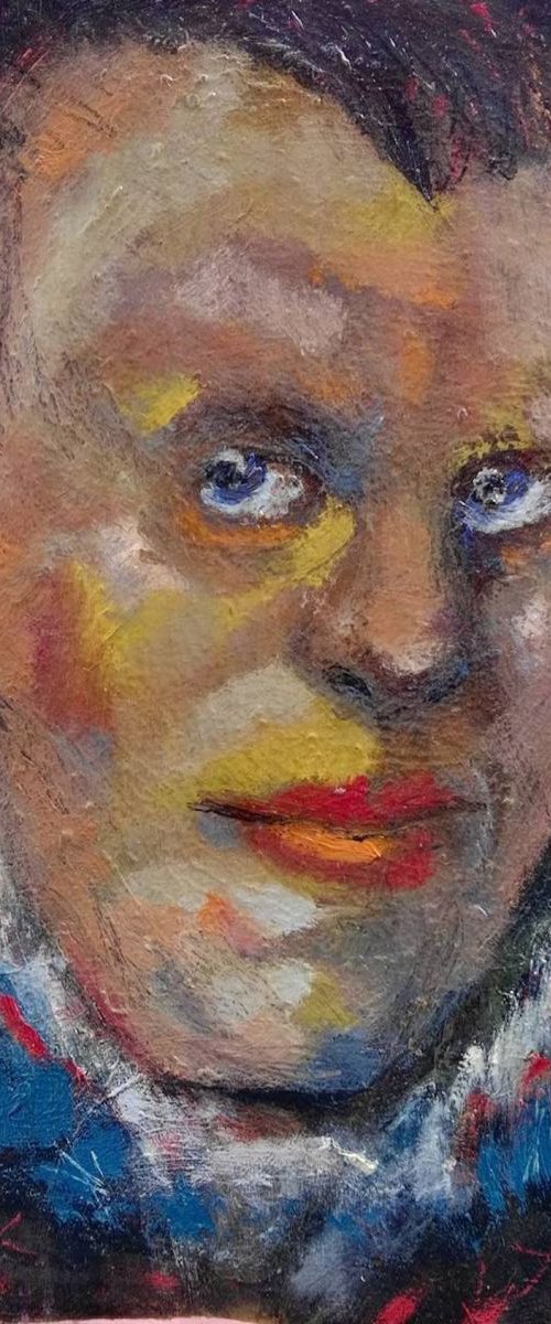 Portrait of a Young Clown by Leo Baxiner