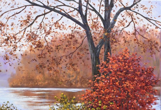 Autumn Day at the Lake