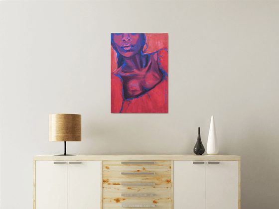 THE GREATNESS THAT IS YOU / colorful portrait of a black woman