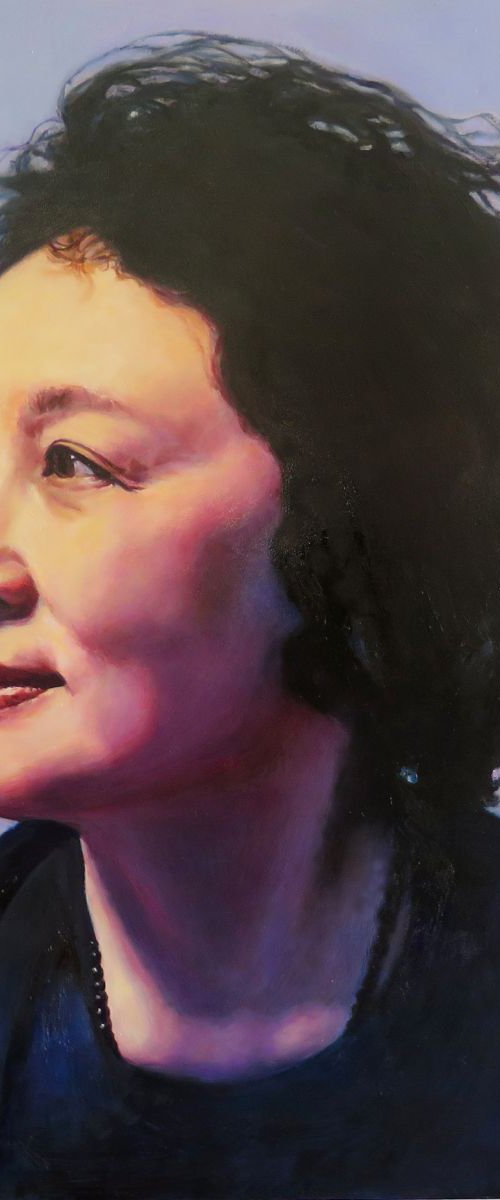 Commission Portrait of Miss Zhong by QI Debrah
