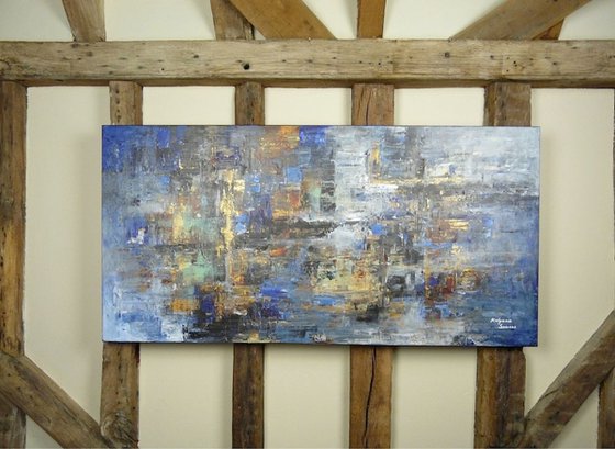 Dream By The Light Of Midnight Oil  (Large, 120x60cm)