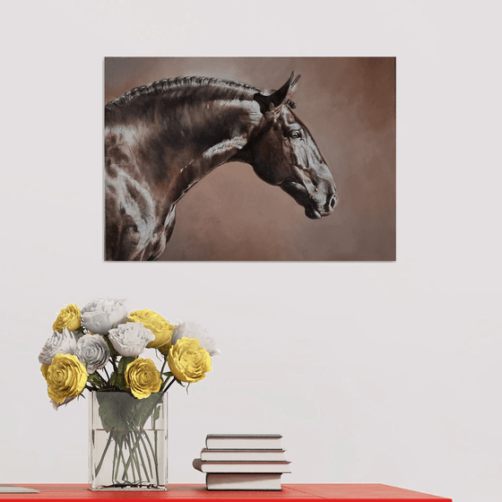 My spirited horse...