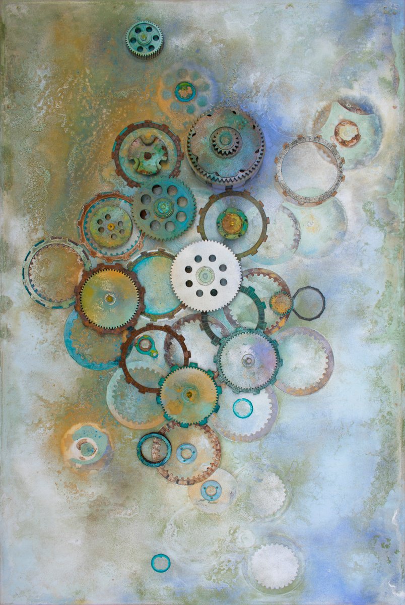 Ingranaggi Scomposti By Milena Nicosia, 32 X 49, Artwork For Sale On Artfinder