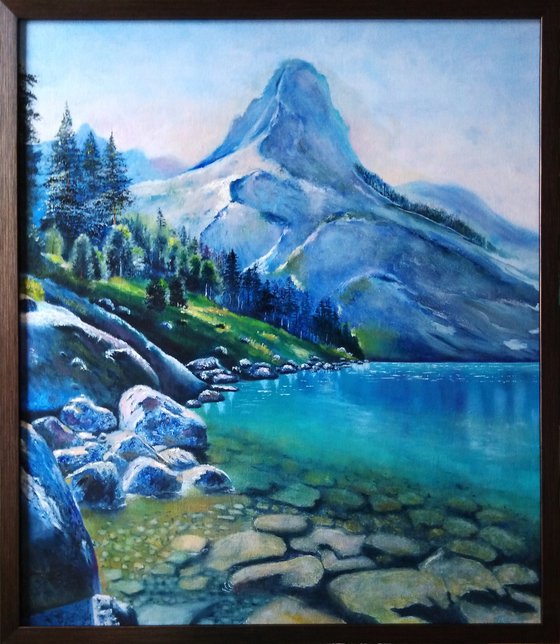 Blue lake