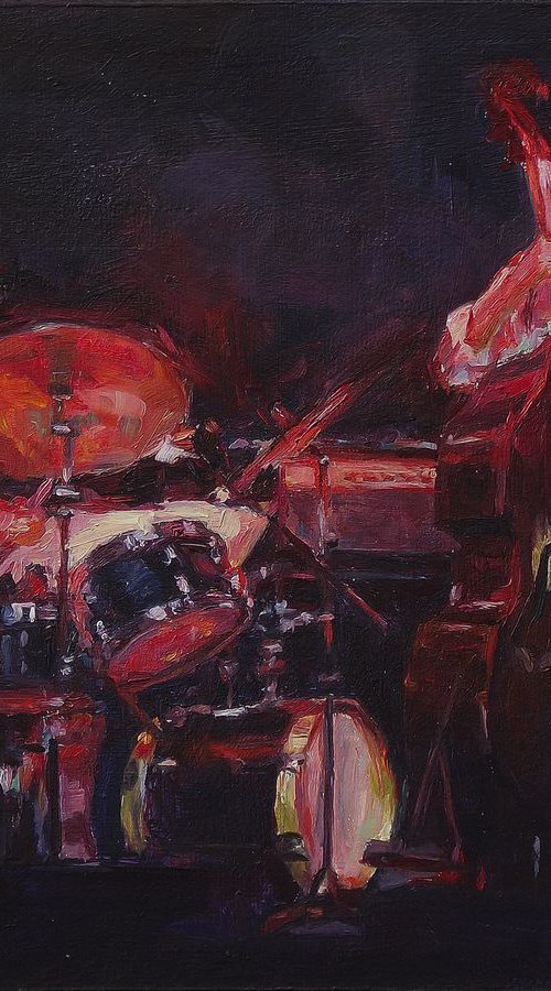 Drumps and Contrabass by Vachagan Manukyan