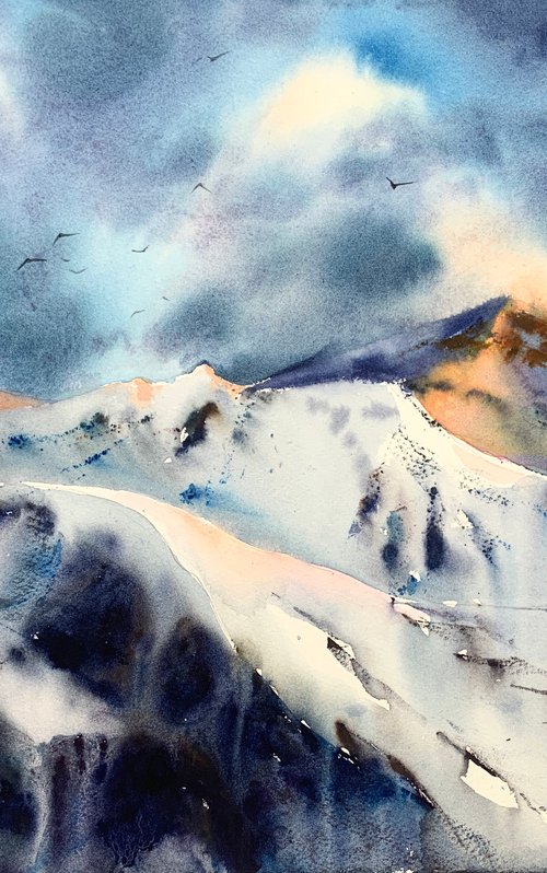 Snowy Mountains #7 by Eugenia Gorbacheva