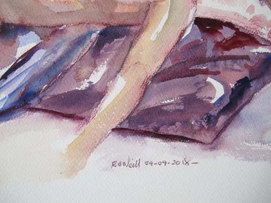 reclining female nude