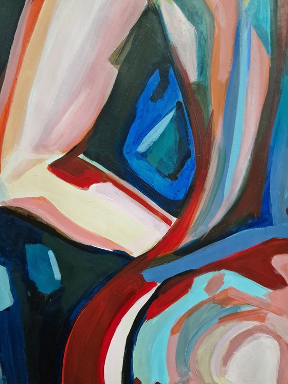 Nude Abstract / 92 x 67,5 cm
