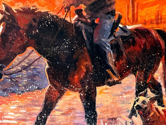 Sunset in the Saddle
