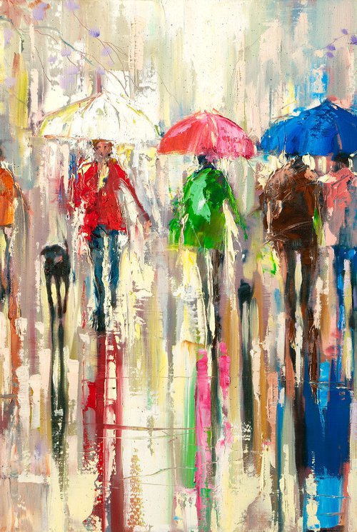 'London Evening Glow' by Ewa Czarniecka
