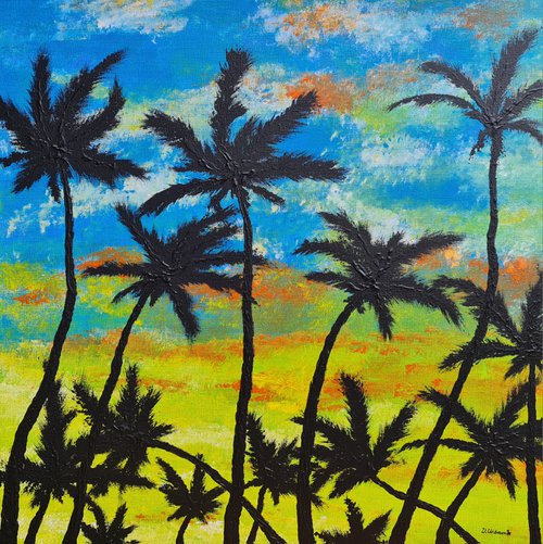 Palm trees 2 by Daniel Urbaník