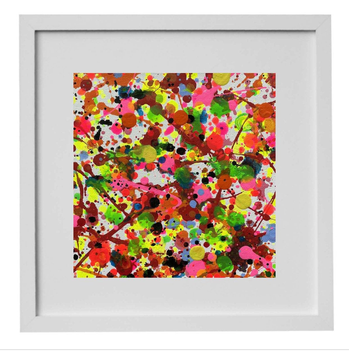 P011 Little Style Pollock By Juan Jose Garay, 8 X 8, Artwork For Sale On Artfinder