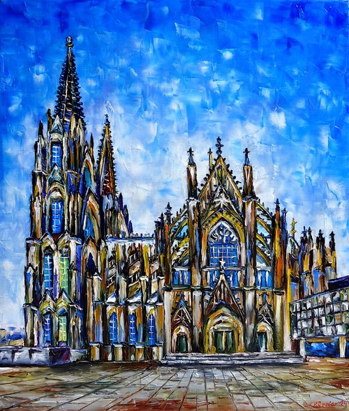 Cologne cathedral by Mirek Kuzniar