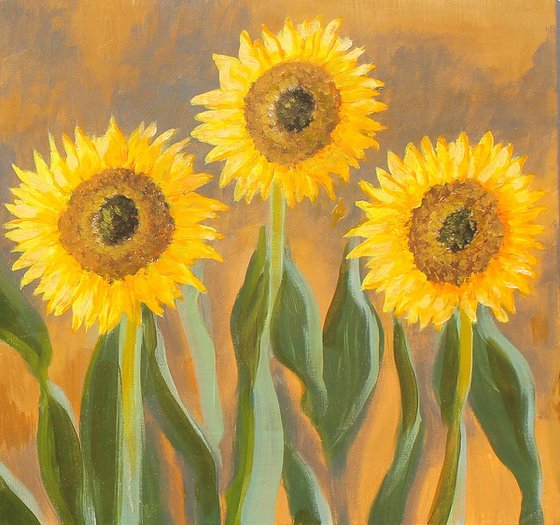 Sunflowers Diptych