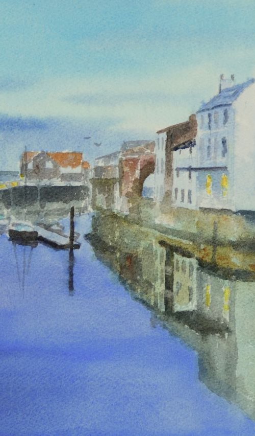 Whitby Harbour (5) by Colin Wadsworth