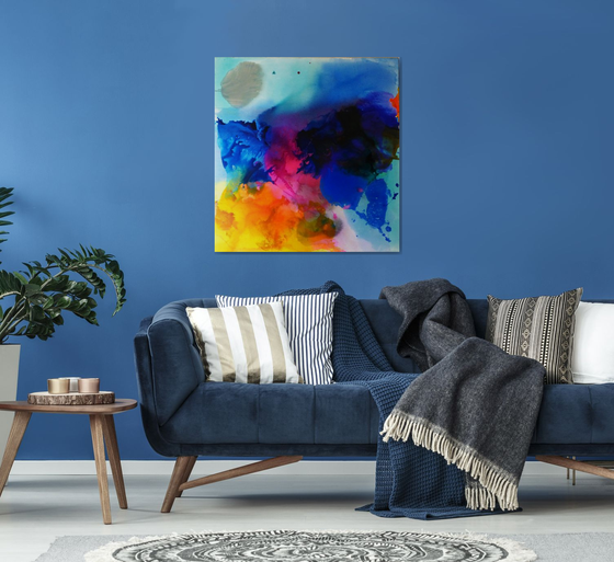 Large abstract painting