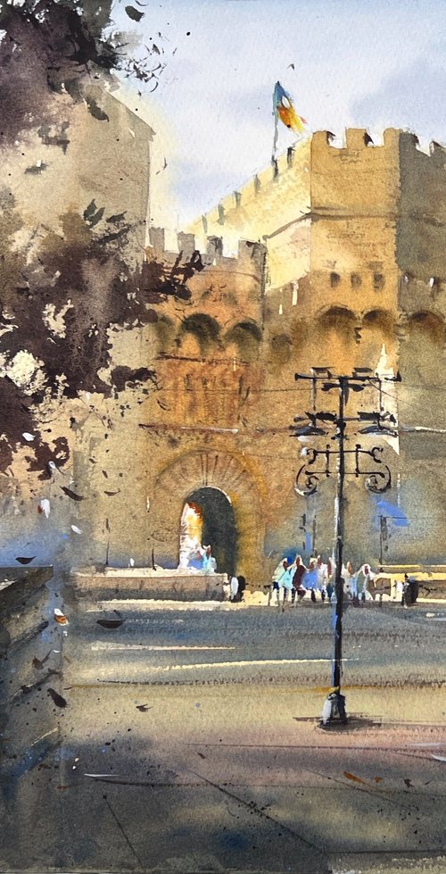 Golden Gate Valencia by Eugenia Gorbacheva