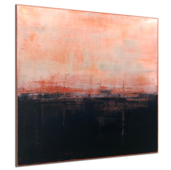 Pink Skies At Night (48x48in)