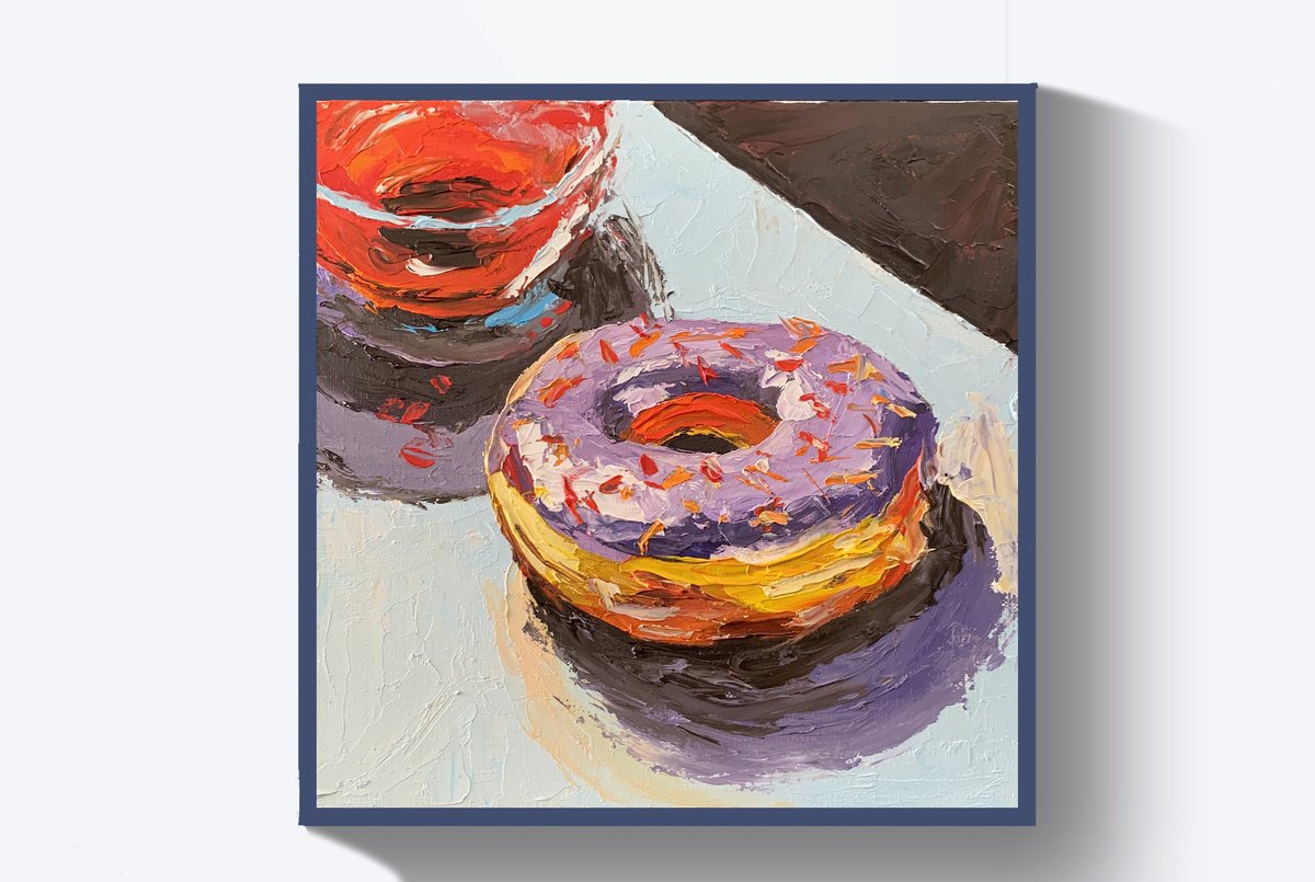 Donuts. By Vita Schagen, 10 X 10, Artwork For Sale On Artfinder