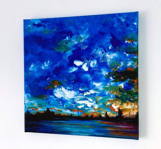 Landscape with a lake