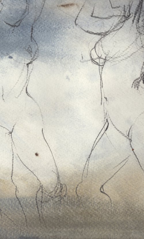 Abstract nude girls by Samira Yanushkova