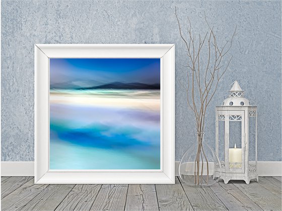 Hebridean Silk, Isle of Harris - abstract sea print