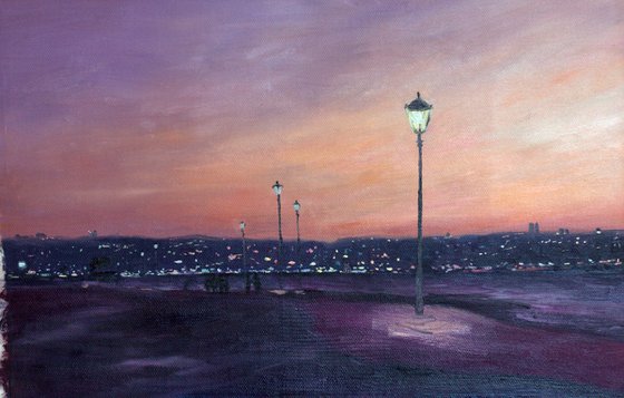 Haifa Bay Night View