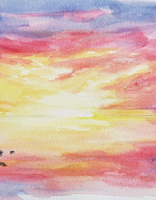 Seascape - Kiss the Water by Katrina Case
