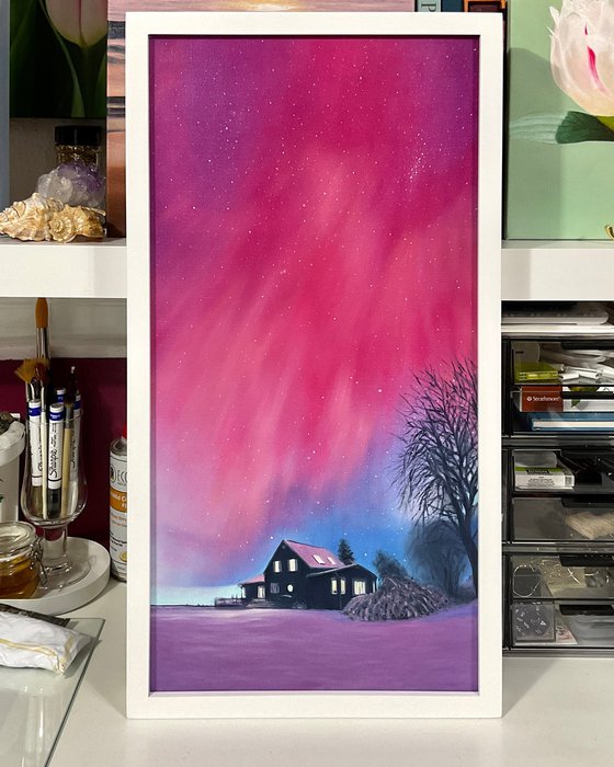 Aurora Borealis. Northern Lights