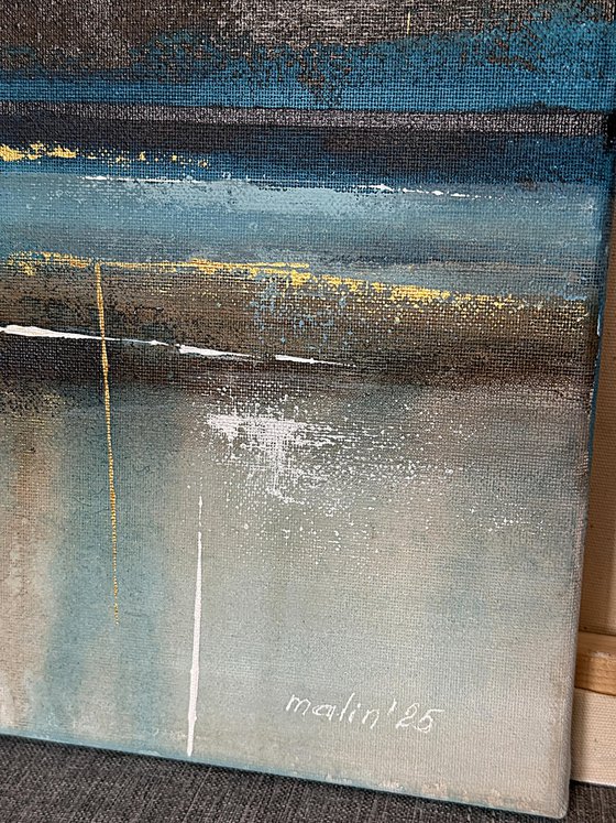 Azure Shores Diptych