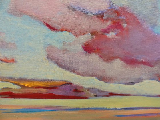 Clouds comes from West.