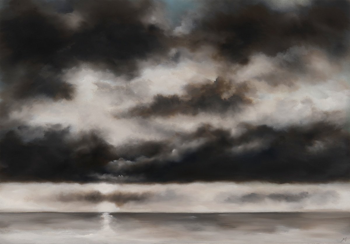 Devon Dusk By Rolf Marriott, 29 X 19, Artwork For Sale On Artfinder