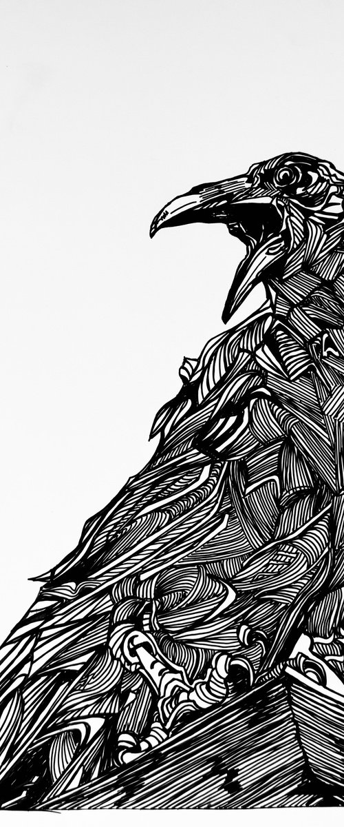 Interior Art Raven by Lola Jovan
