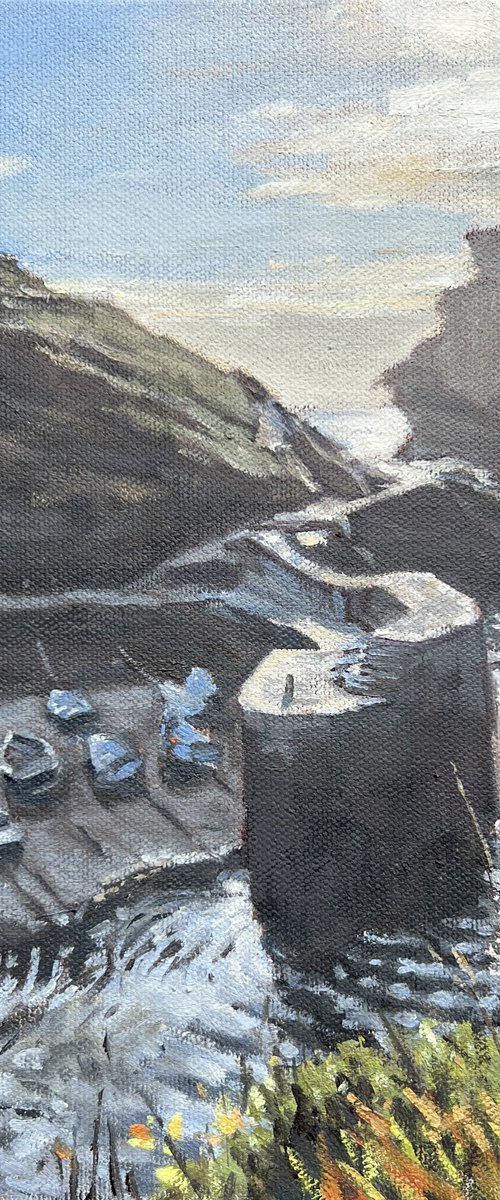 Boscastle evening by Louise Gillard