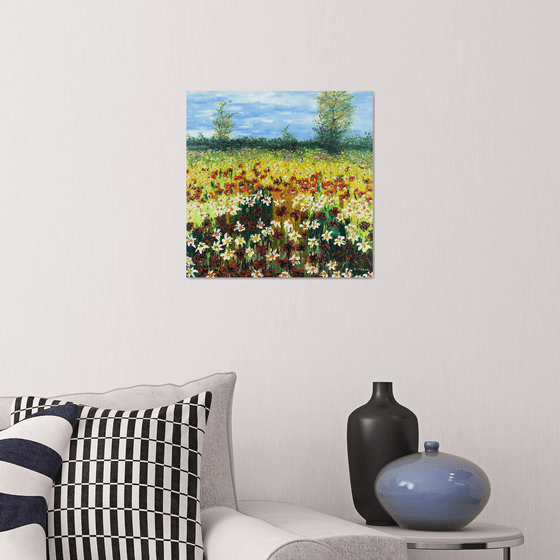 Colored meadow
