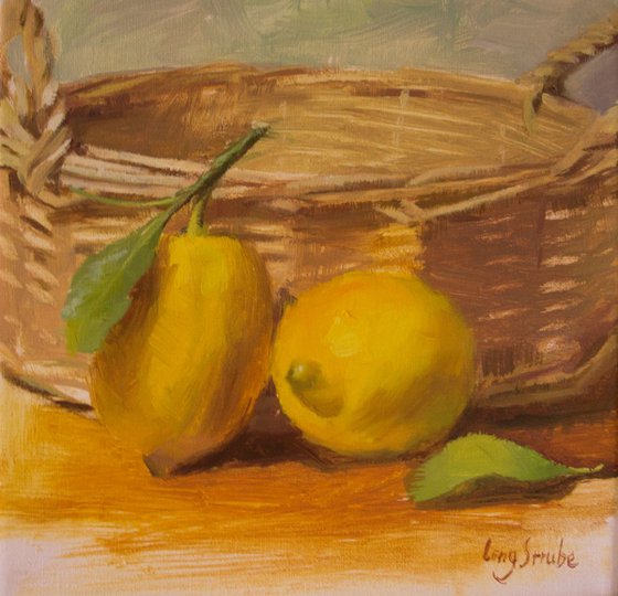 Lemon and Basket