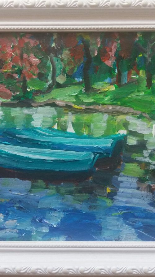 "Boats in September" by Oxana Raduga