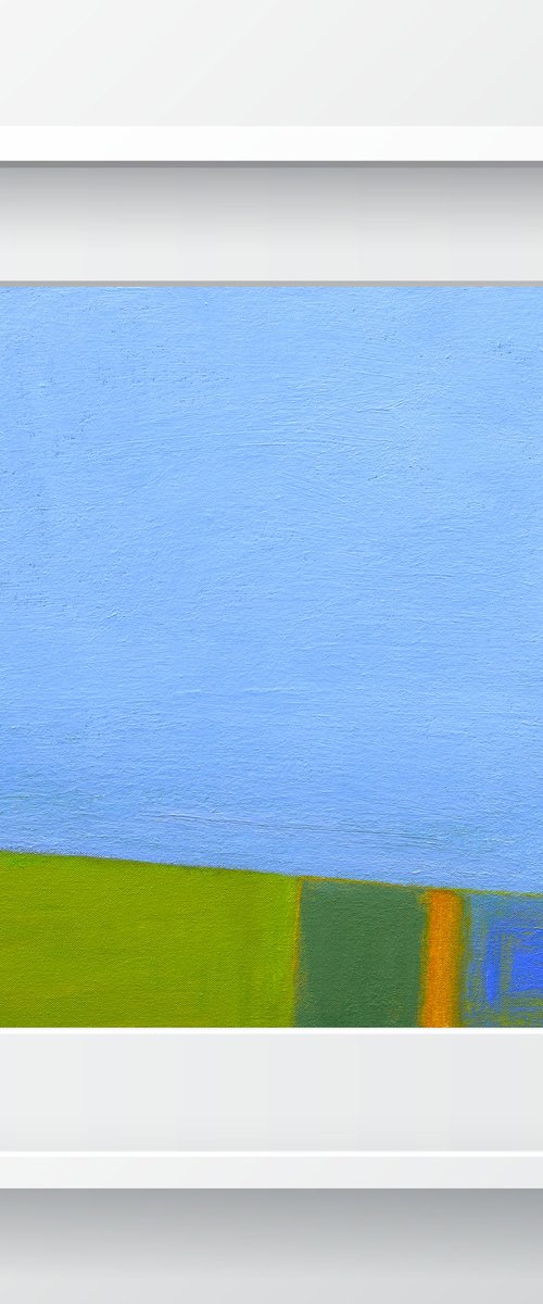 No Rain - Abstract Seascape Landscape by Thomas Hjelm