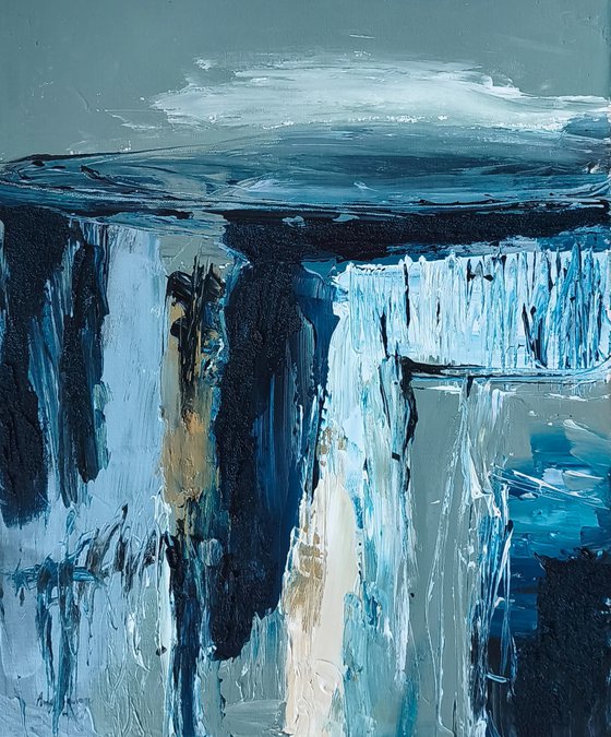 Scéllé dans la glace