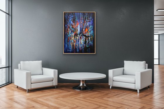 Overlooking Broadway Rain