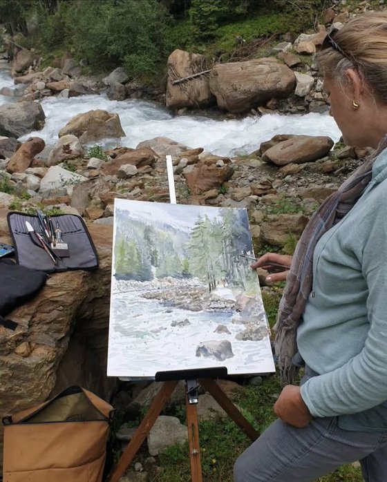 Hiking on the Wildwasser Trail, Stubai Valley