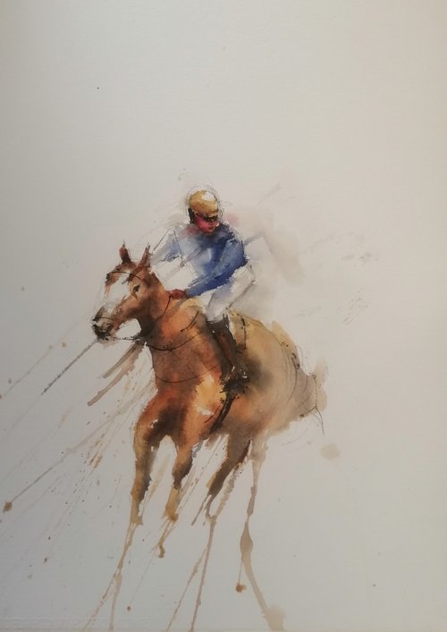 the horse race 25 by Giorgio Gosti